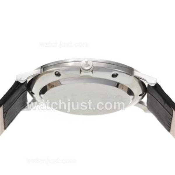 Piaget Altiplano XL Black Dial with Leather Strap