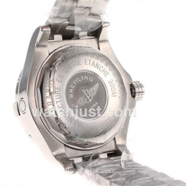 Breitling Cockpit Swiss ETA 2836 Movement with Blue Dial S/S