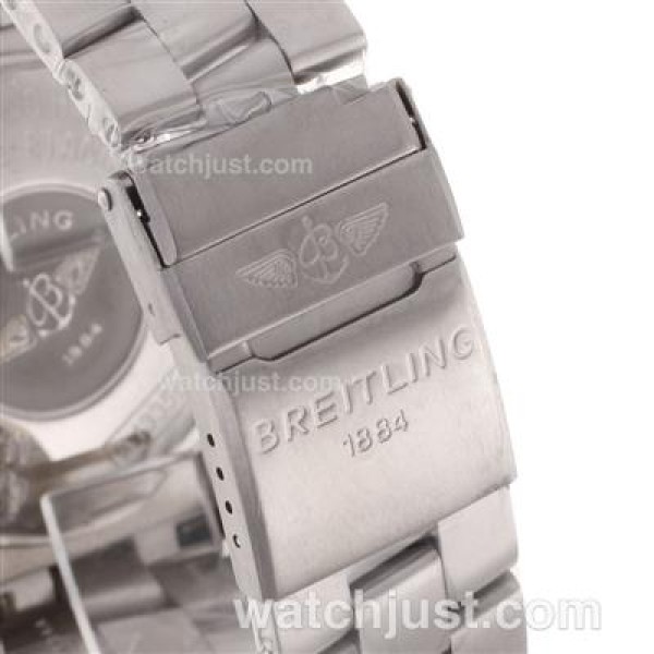 Breitling Cockpit Swiss ETA 2836 Movement with Blue Dial S/S