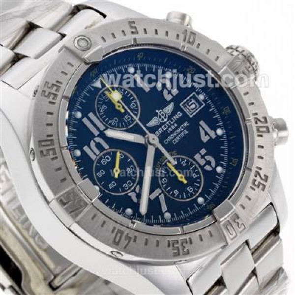Breitling Skyland Avenger Chronograph Swiss Valjoux 7750 Movement with Black Dial S/S