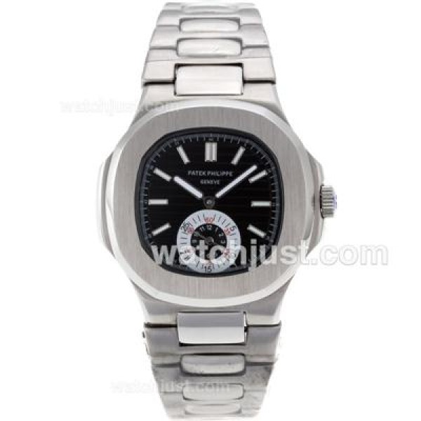 Patek Philippe Nautilus Automatic with Black Dial S/S