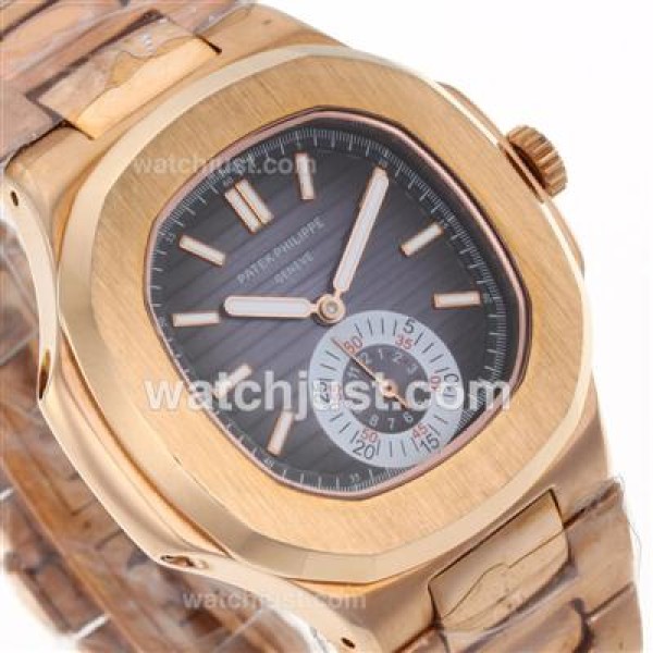 Patek Philippe Nautilus Automatic Full Rose Gold with Blue Dial