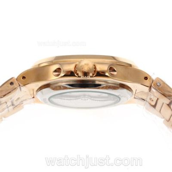 Patek Philippe Nautilus Automatic Full Rose Gold with Black Dial