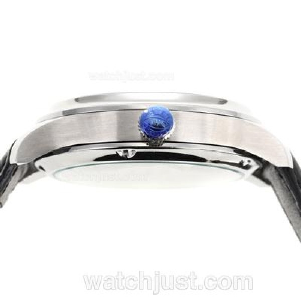 IWC Portuguese Automatic Number Markers with White Dial-Leather Strap