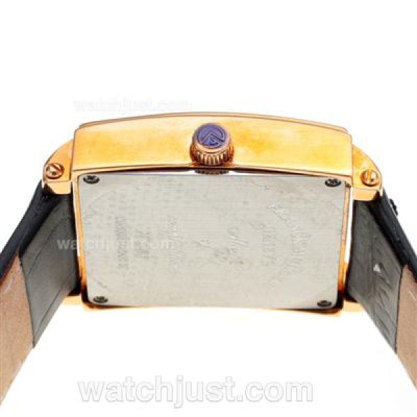 Franck Muller Master Square Rose Gold Colorfull Number Markers with Black Dial-Mid Size