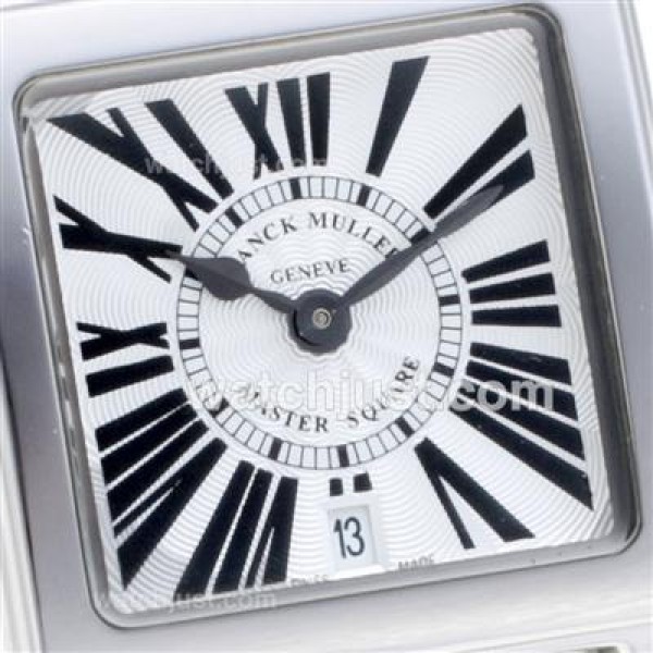 Franck Muller Master Square Roman Markers with White Dial-Lady Size
