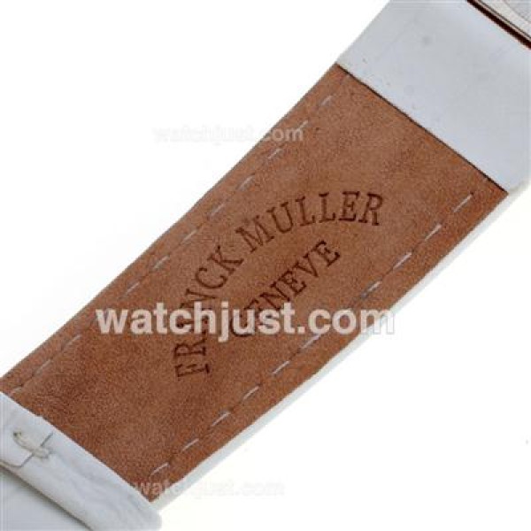 Franck Muller Master Square Roman Markers with White Dial-Lady Size