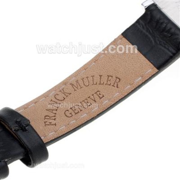 Franck Muller Master Square Roman Markers with Black Dial-Lady Size