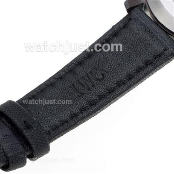 IWC Big Pilot Automatic PVD Case with Black Dial-Nylon Strap