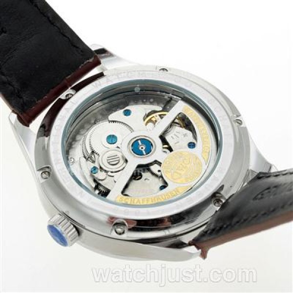 IWC Portuguese Working Power Reserve Automatic with White Dial-Leather Strap