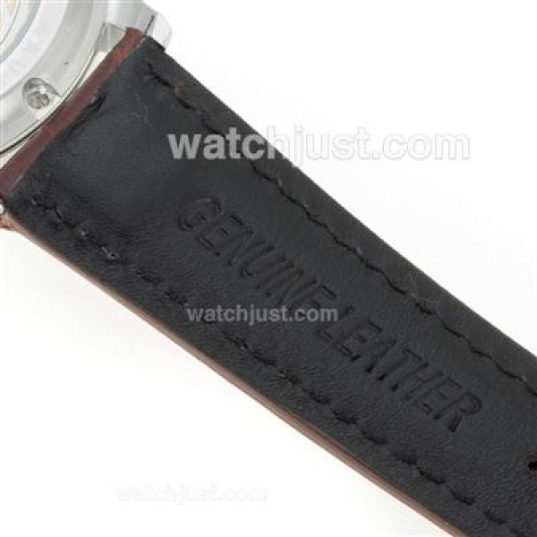 IWC Portuguese Working Power Reserve Automatic with White Dial-Leather Strap