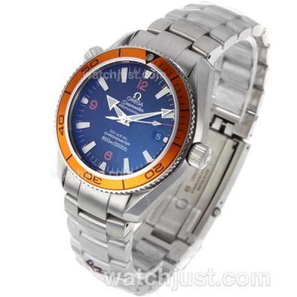 Omega Seamaster Planet Ocean Swiss ETA 2892 with Orange Markers and Bezel S/S