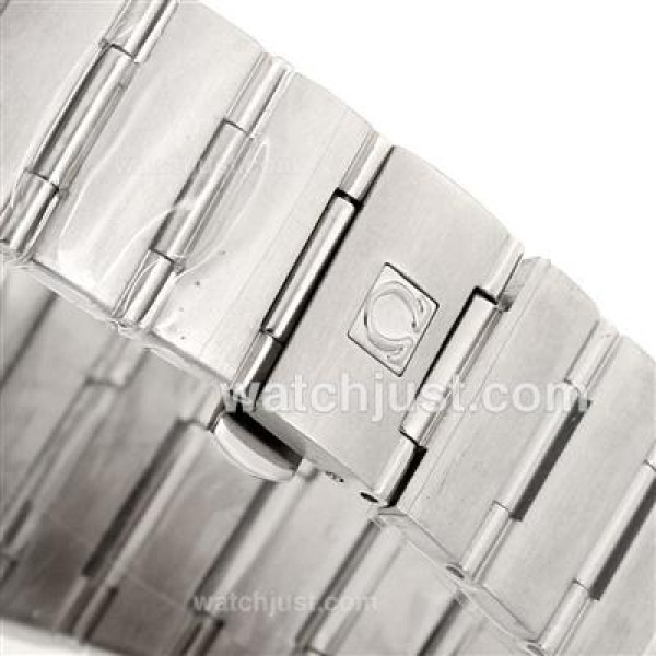 Omega Constellation Automatic Diamond Bezel and Markers with White Dial S/S-18K Plated Gold Movement