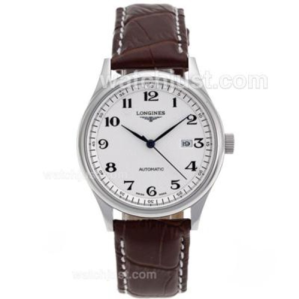 Longines Master Collection Automatic with White Dial-Sapphire Glass