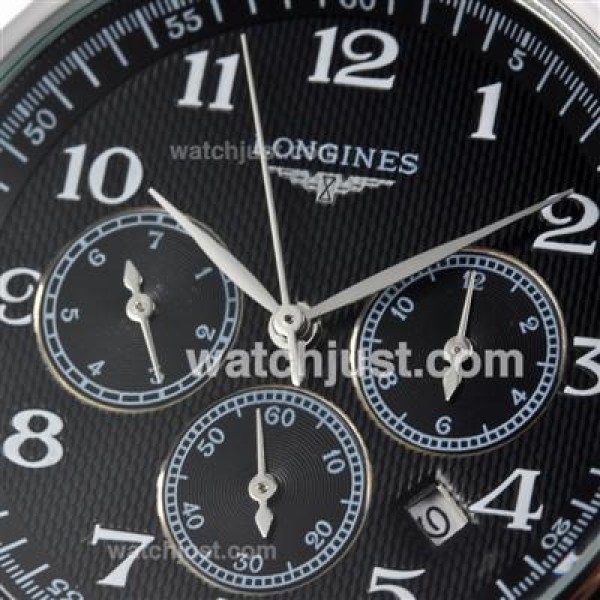 Longines Master Collection Automatic with Black Dial-Sapphire Glass
