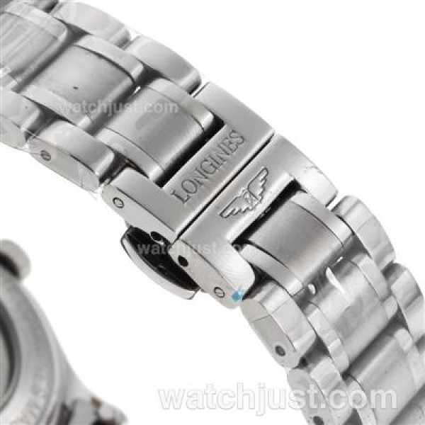 Longines Master Collection Automatic Roman Markers with Black Dial S/S-Sapphire Glass
