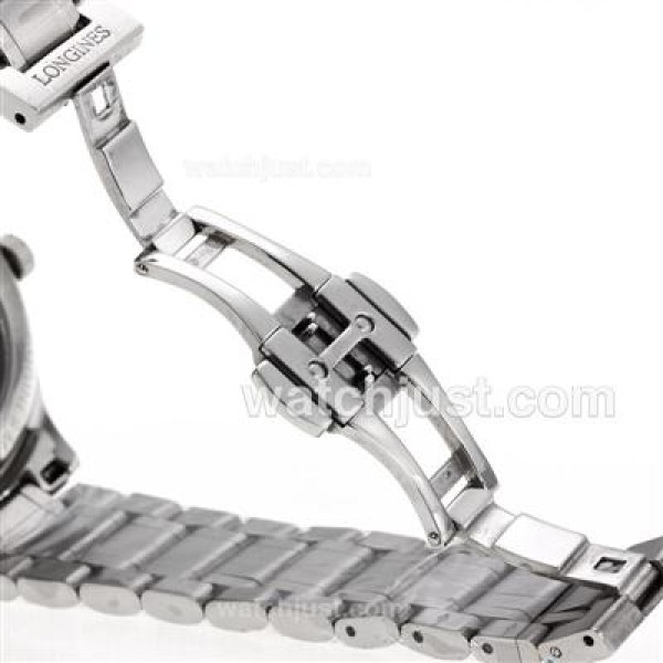 Longines Master Collection Automatic Number Markers with White Dial S/S-Sapphire Glass