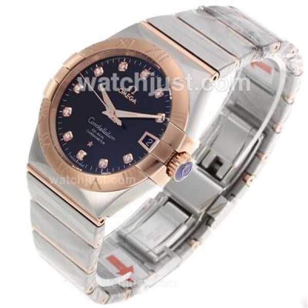 Best 1:1 Omega Constellation Replica Watches With Black Dials For Sale