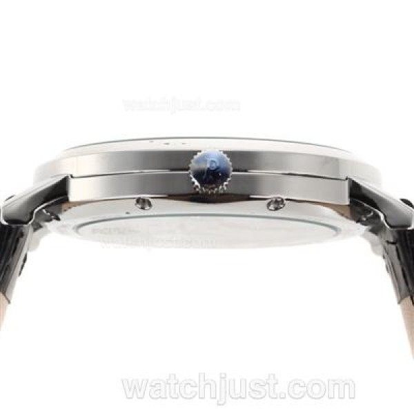 Piaget Altiplano Unitas 6497 Movement with Black Dial-Leather Strap