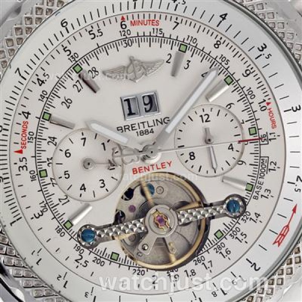 Breitling Bentley Tourbillon Automatic with White Dial S/S
