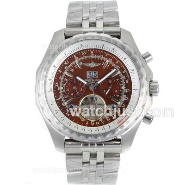 Breitling Bentley T Tourbillon Automatic with Brown Dial S/S