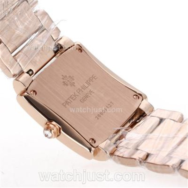 Best Replica Patek Philippe Twenty-4 Swiss ETA Movement Watches With Rose Gold Cases For Women