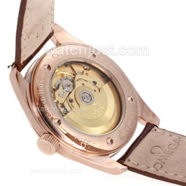 AAA Quality Omega Constellation Fake Watches With Brown Dials For Men
