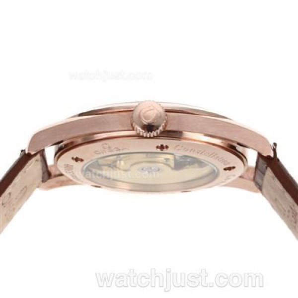 AAA Quality Omega Constellation Fake Watches With Brown Dials For Men