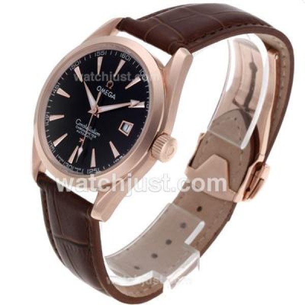 Best Quality Omega Constellation Replica Watches With Black Dials For Men