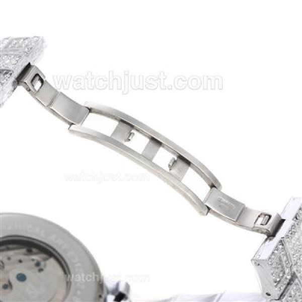 Jacob & Co Rainbow Tourbillon Automatic Full Diamond Case and Red Diamond Dial