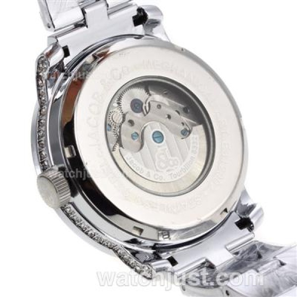 Jacob & Co Rainbow Tourbillon Automatic Full Diamond Case and White Diamond Dial
