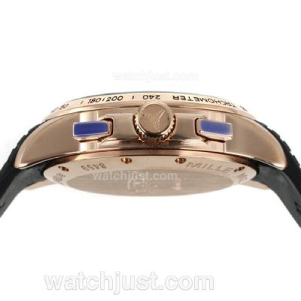 Chopard Gran Turismo XL Miglia Working Chronograph Rose Gold Case with Black Dial-Lady Size