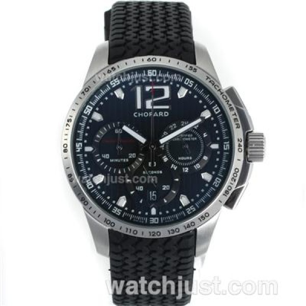 Chopard Gran Turismo XL Miglia Working Chronograph with Black Dial-Lady Size