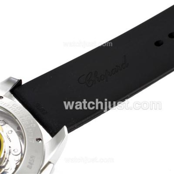 Chopard Alfa Romeo Chronograph Swiss Valjoux 7750 Movement with Black Dial-Rubber Strap