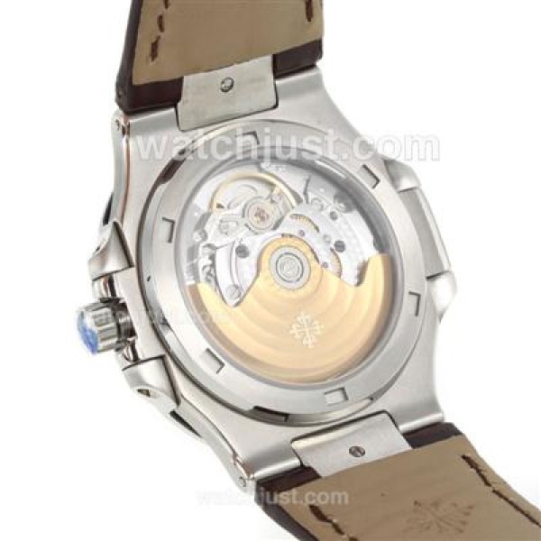Swiss Made Patek Philippe Nautilus Replica Male Watches With White Dials