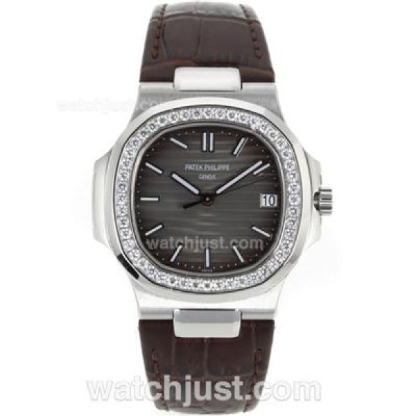 UK Perfect Replica Patek Philippe Nautilus Watches With Brown Dials For Sale