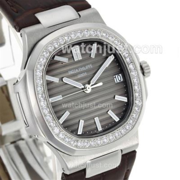 UK Perfect Replica Patek Philippe Nautilus Watches With Brown Dials For Sale