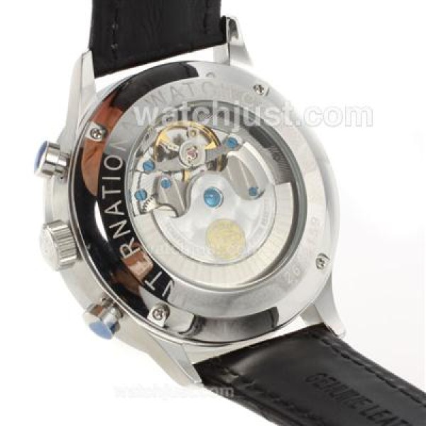 IWC Portuguese Automatic with Black Dial-Leather Strap