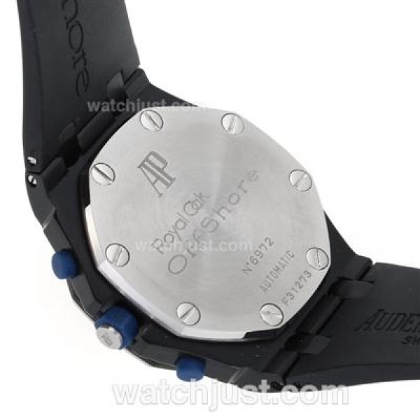 UK Perfect Replica Audemars Piguet Royal Oak Chronograph Swiss Valjoux 7750 Movement PVD Case Blue Number Markers with White Checkered Dial