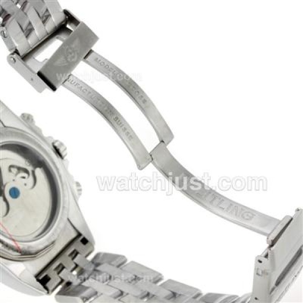 Breitling Chronomat Evolution Tourbillon Automatic with White Dial S/S
