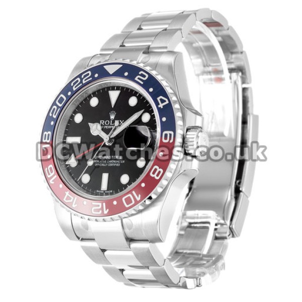 White Gold Rolex GMT Master II 41MM Replica Watches With Colorful Bezel For Men (Ceramic Bezel)