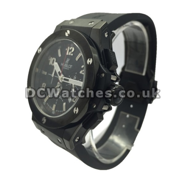 Cool Replica Black Hublot 44MM Watches With Titanium Case For Men