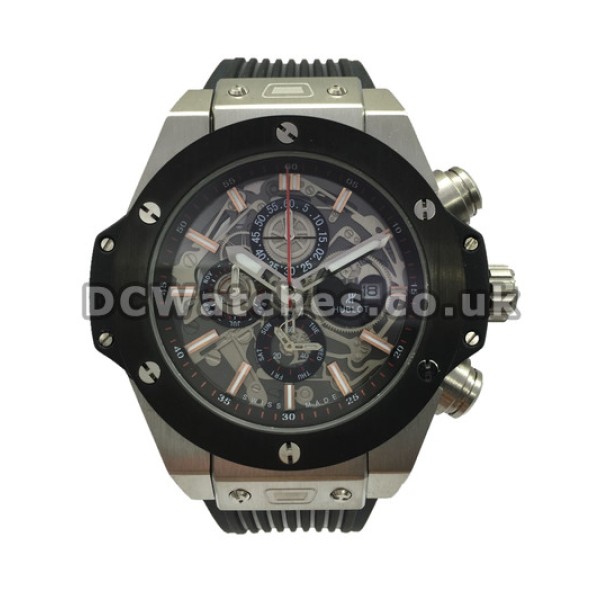 Top-quality Swiss Replica Black Hublot 48 MM Watches Sale For Men