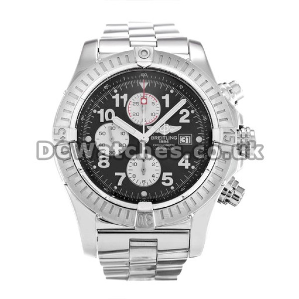 Super Avenger Breitling Water Resistant Silver Bracelet Replica Watches