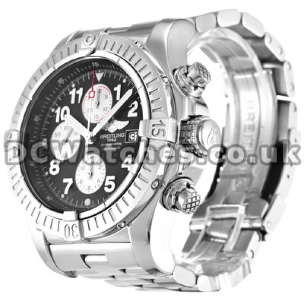 Super Avenger Breitling Water Resistant Silver Bracelet Replica Watches