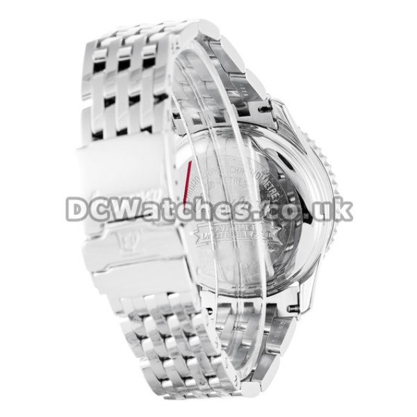 Popular Steel White Breitling Montbrillant 42MM Replica Watches Sale For UK