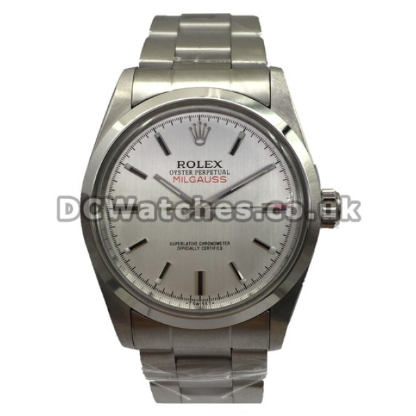 Sturdy Steel Rolex Milgauss Vintage Edition Replica Watches Sale For UK