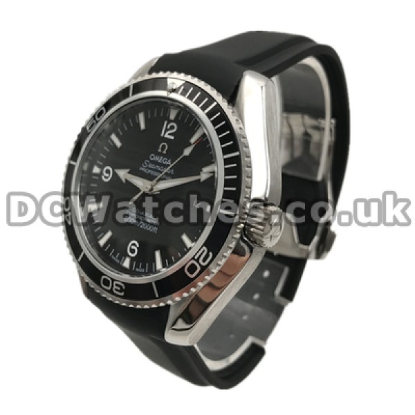 45MM Black Dials Replica Omega Planet Ocean Automatic Male Watches