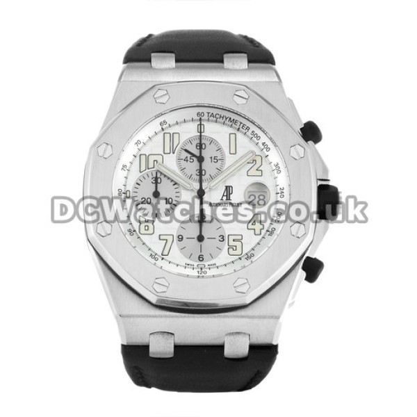 Cheap Steel Audemars Piguet Royal Oak Offshore White Dial Replica Watches For Men