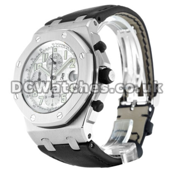 Cheap Steel Audemars Piguet Royal Oak Offshore White Dial Replica Watches For Men